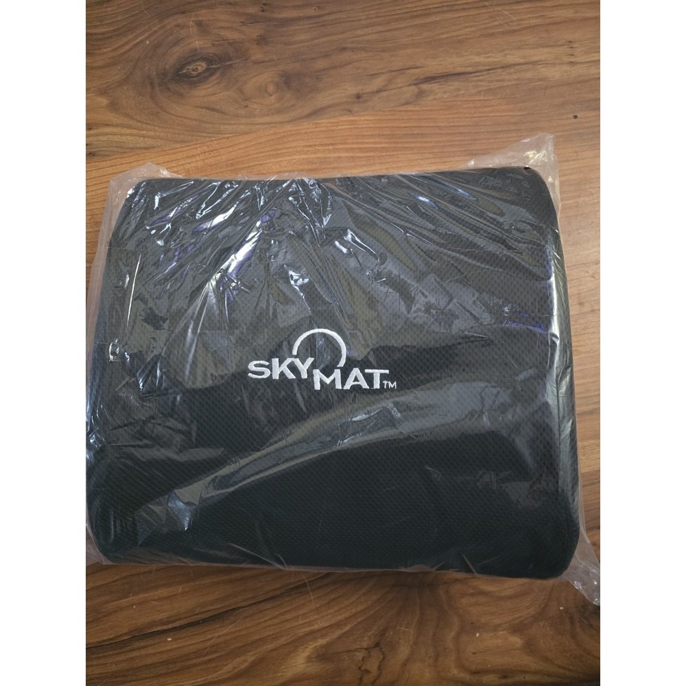 Sky Mat Lumbar Pillow for Office Chair Black Ergonomic Back Support Mesh Cushion